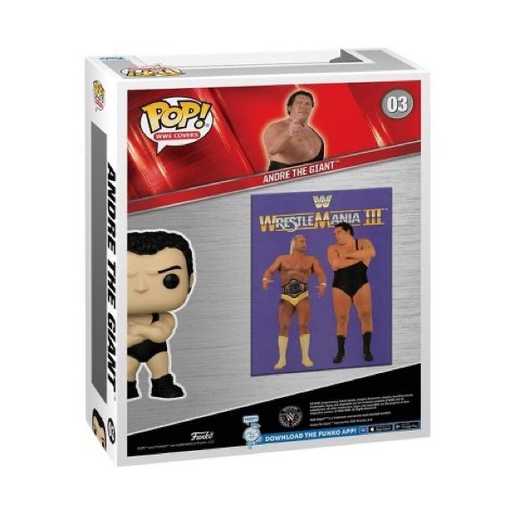 New Funko Pop! Slam Cover w/Case WWE Andre the Giant WrestleMania III Exclusive - Picture 9 of 10